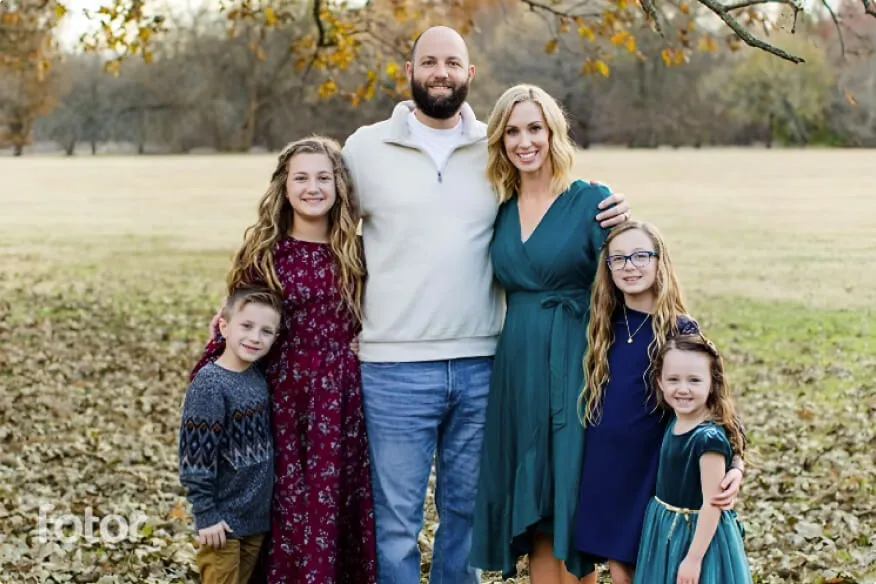 Dr. Wesley, our dentist in Mineral Wells, with his family.
			